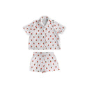 Strawberry Crush Pink Shorty Pajama Set