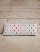 Strawberry Crush Pink Quilted Oblong 14" x33" Pillow