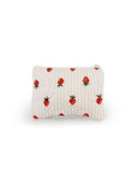 Strawberry Crush Pink Quilted Makeup Bag