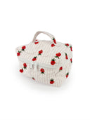 Strawberry Crush Pink Quilted Travel Case