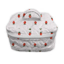 Strawberry Crush Pink Quilted Travel Case