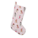 Sweater Pups Pink Stocking
