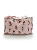 Sweater Pups Pink Quilted Tote