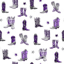 Game Day Purple Thunderbird Boots Quilted Cate Vest