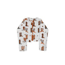 Game Day Orange Thunderbird Boots Cropped Quilted Jacket