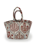 Tavi Sand Quilted Handbag