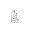 Tavi White Quilted Boot Bag