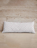 Tavi White Quilted Oblong 14" x33" Pillow