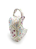 Tavi White Quilted Boot Bag