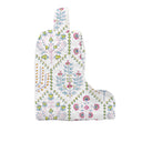 Tavi White Quilted Boot Bag