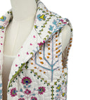 Tavi White Quilted Cate Vest