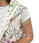 Tavi White Quilted Cate Vest
