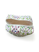 Tavi White Quilted Makeup Bag
