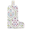 Tavi White Quilted Boot Bag