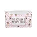 "This Actually Is My First Rodeo" Quilted Makeup Bag
