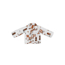 Game Day Orange Thunderbird Boots Youth Quilted Snap Jacket