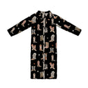 Thunderbird Boots Black Quilted Maxi Coat *Web Exclusive*