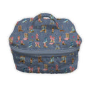 Thunderbird Boots Chambray Quilted Travel Case