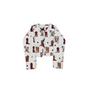 Game Day Maroon Thunderbird Boots Cropped Quilted Jacket