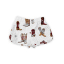 Game Day Maroon Thunderbird Boots Quilted Scallop Shorts *Web Exclusive*