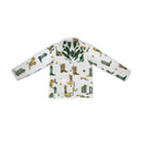 Game Day Green and Gold Thunderbird Boots Quilted Snap Jacket