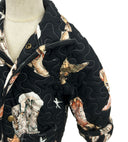 Thunderbird Boots Black Youth Quilted Snap Jacket