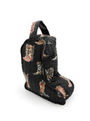 Thunderbird Boots Black Quilted Boot Bag
