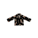 Thunderbird Boots Black Youth Quilted Snap Jacket