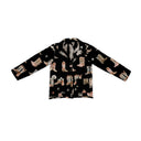 Thunderbird Boots Black Quilted Snap Jacket