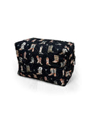 Thunderbird Boots Black Quilted Makeup Bag