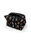 Thunderbird Boots Black Quilted Makeup Bag