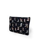 Thunderbird Boots Black Quilted Makeup Bag