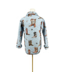 Thunderbird Boots Blue Quilted Snap Jacket
