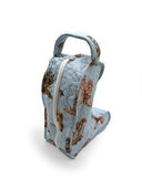 Thunderbird Boots Blue Quilted Boot Bag