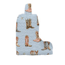 Thunderbird Boots Blue Quilted Boot Bag