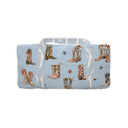 Thunderbird Boots Blue Quilted Weekender Duffle Bag