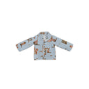 Thunderbird Boots Blue Youth Quilted Snap Jacket