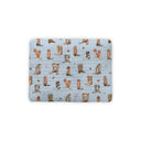 Thunderbird Boots Blue Quilted Pet Bed