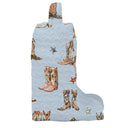 Thunderbird Boots Blue Quilted Boot Bag