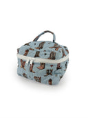Thunderbird Boots Blue Quilted Travel Case