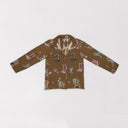 Thunderbird Boots Brown Quilted Snap Jacket