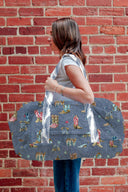 Thunderbird Boots Chambray Quilted Weekender Duffle Bag