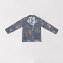 Thunderbird Boots Chambray Quilted Snap Jacket