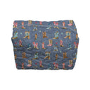 Thunderbird Boots Chambray Makeup Bag