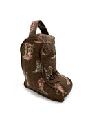 Thunderbird Boots Chocolate Quilted Boot Bag