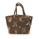 Thunderbird Boots Chocolate Quilted Handbag