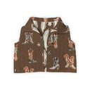Thunderbird Boots Chocolate Quilted Cate Vest