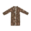 Thunderbird Boots Chocolate Quilted Duster