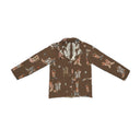 Thunderbird Boots Chocolate Quilted Snap Jacket