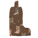 Thunderbird Boots Chocolate Quilted Boot Bag